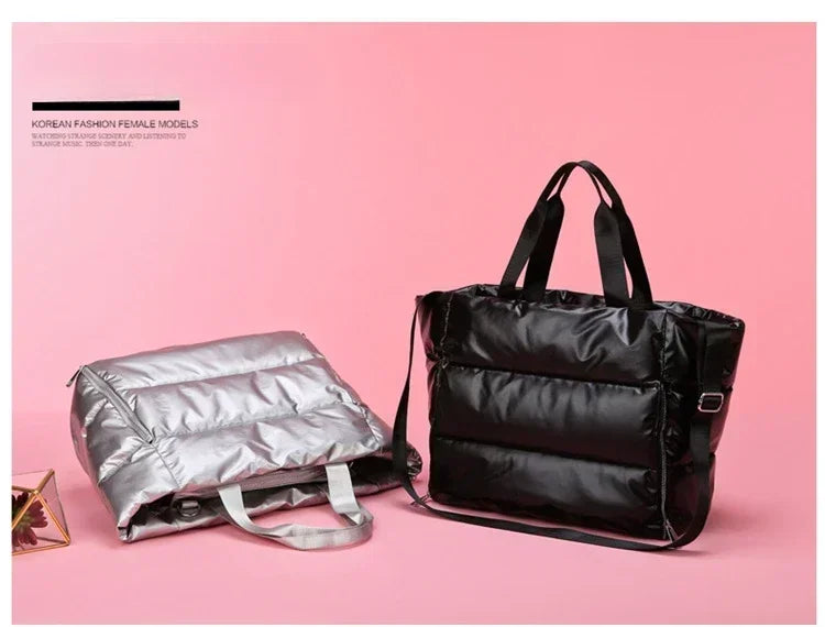 Women Gym Bags Waterproof Sports Swimming Yoga Mat Pink Weekend Travel Duffle Bags for Women Sport Fitness Shoulder Handbag