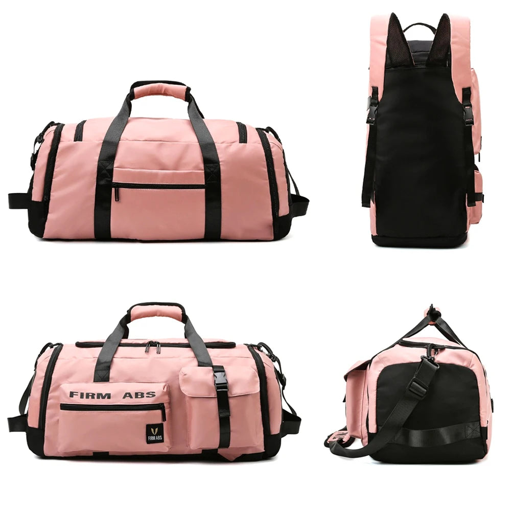 1Pcs Gym Bag for Men Women with Shoe & Laptop Compartment, Sports Travel Duffel Bag Backpack for Airplane & Workout, Travel Bag