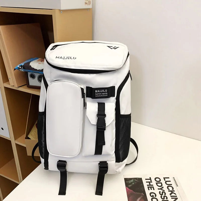 Tennis Badminton Rackets Backpack Large Commuting Sports Bag Shoes Pocket Dry Wet Outdoor Travel Laptop College Schoolbag