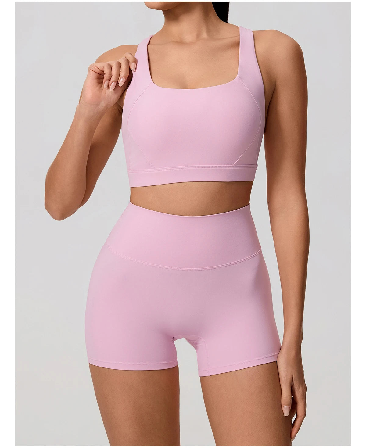 Soften Yoga Set 2PCS Sports Suit Women Gym Set Women Fitness Tracksuit Workout Suit Female Sportswear Quick-Drying Yoga Clothing