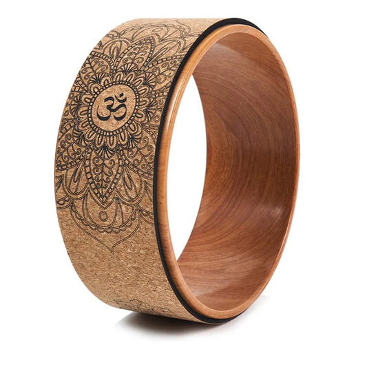 A89E-Cork Yoga Wheel