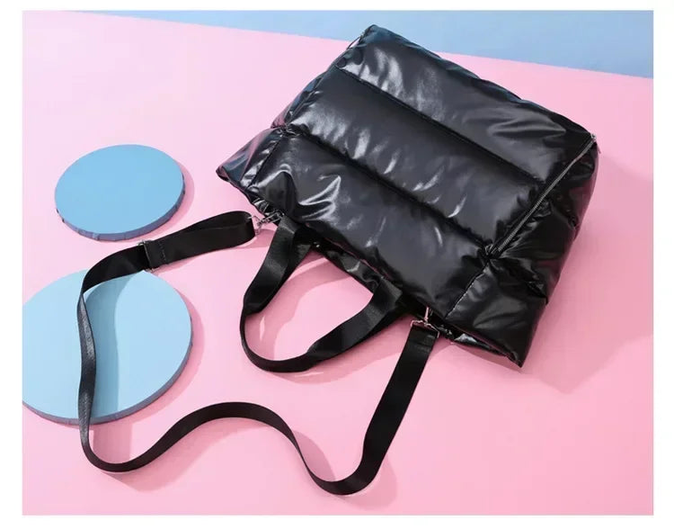 Women Gym Bags Waterproof Sports Swimming Yoga Mat Pink Weekend Travel Duffle Bags for Women Sport Fitness Shoulder Handbag