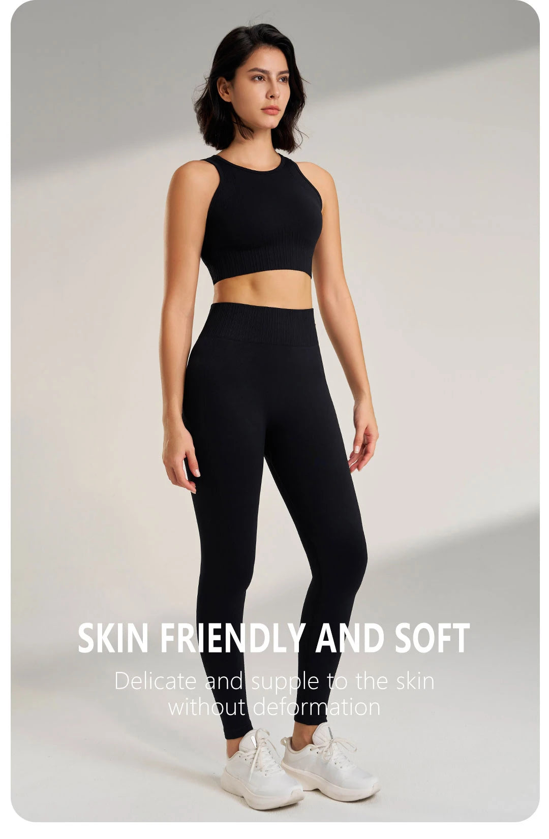 Women's fitness suit yoga suit exercise yoga bra exercise tight high-waisted pants running suit quick dry