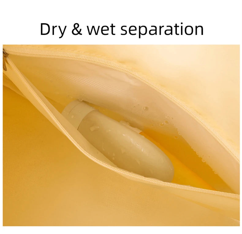 Women Gym Bag Large Fitness Training Bags Dry Wet Separation Yoga Tote with Shoe Pocket Sports Handbag Waterproof Travel Bag