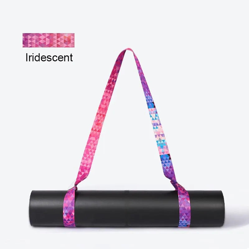 Pilates Elastic Yoga Strap Band Mat Strap Elastic Tape for Fitness 2 in 1 Yoga Equipment Adjustable Yoga Mat Strap YJS01