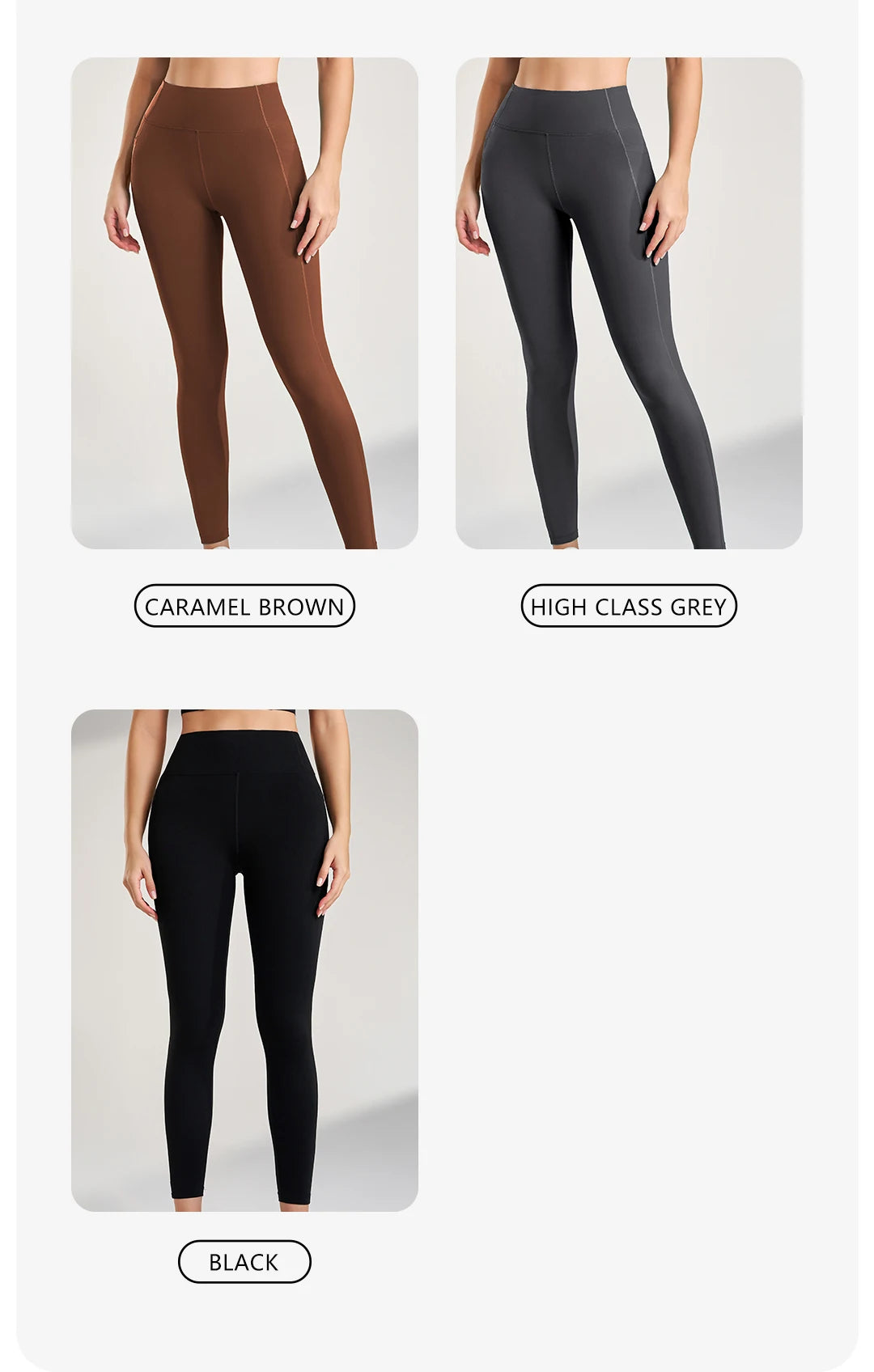 Women's High-Waisted Yoga Leggings Quick Dry  Soft Breathable Pants for Gym Running Pilates-Solid