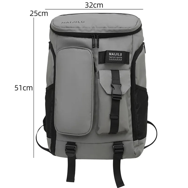 Tennis Badminton Rackets Backpack Large Commuting Sports Bag Shoes Pocket Dry Wet Outdoor Travel Laptop College Schoolbag
