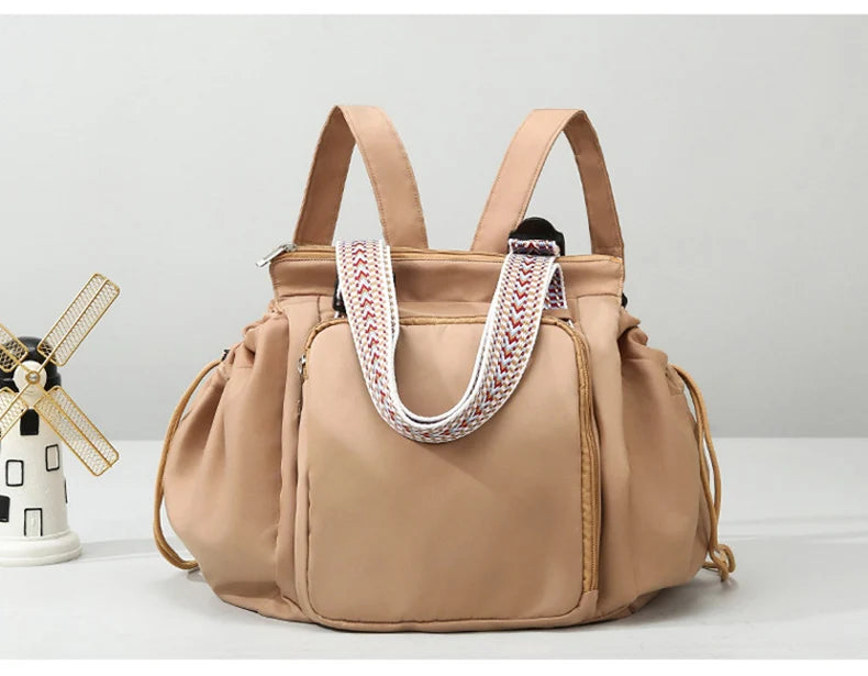 Sports Gym Yoga Backpack Travel Cradle Duffel Bag Outdoor Camping Shopping Storage Handbag Large Multiple Compartments Mummy Bag