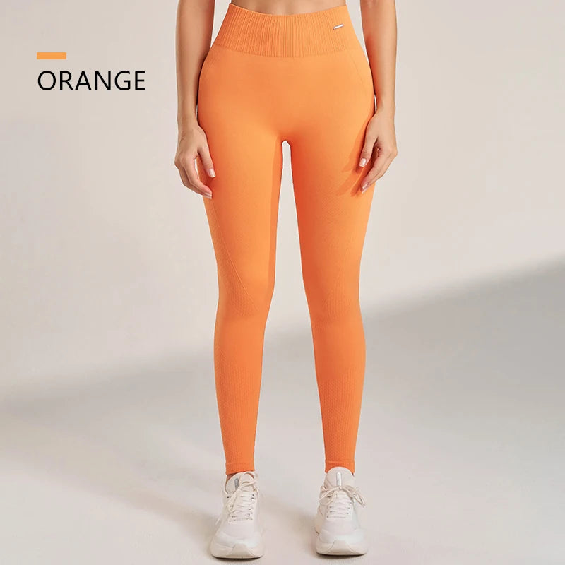 Yoga Pants Lightweight Four-Way Stretch Solid Athleisure Leggings High Waist Plus Size Gym Tight Pants