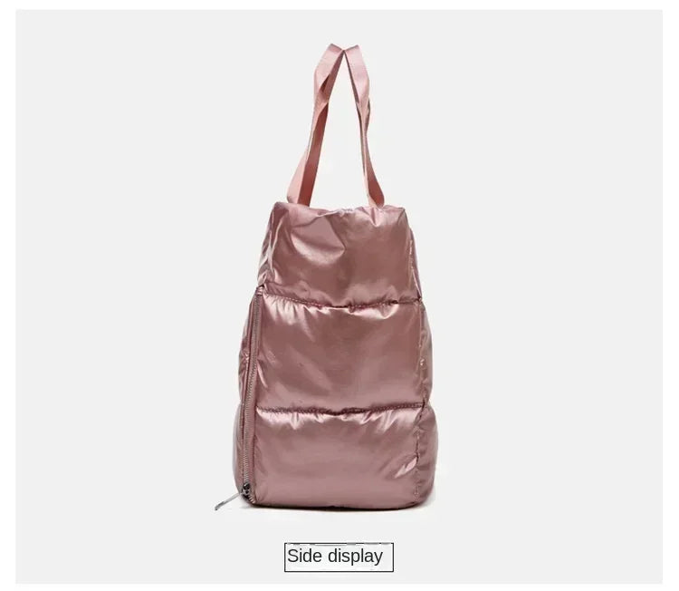 Women Gym Bags Waterproof Sports Swimming Yoga Mat Pink Weekend Travel Duffle Bags for Women Sport Fitness Shoulder Handbag