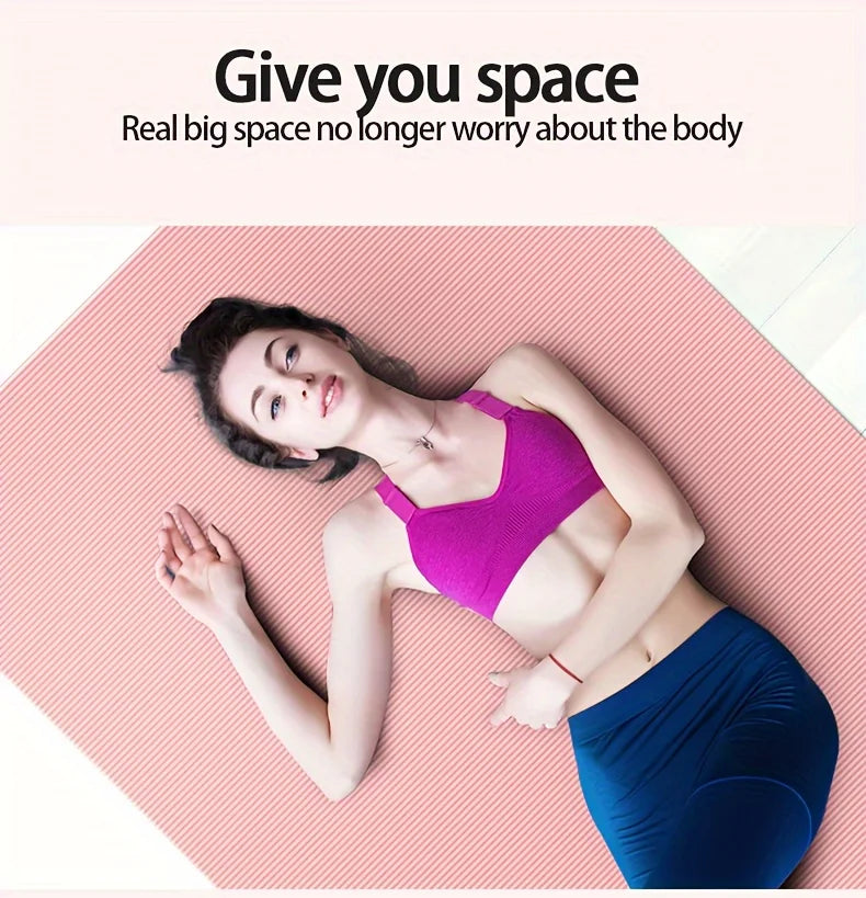 10/15MM Thick NBR Yoga Mats Anti-slip Sport Fitness Mat Blanket For Exercise Yoga And Pilates Gymnastics Mat Fitness Equipment