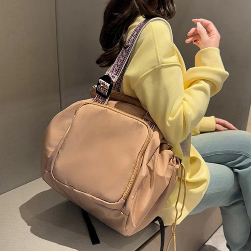 Sports Gym Yoga Backpack Travel Cradle Duffel Bag Outdoor Camping Shopping Storage Handbag Large Multiple Compartments Mummy Bag