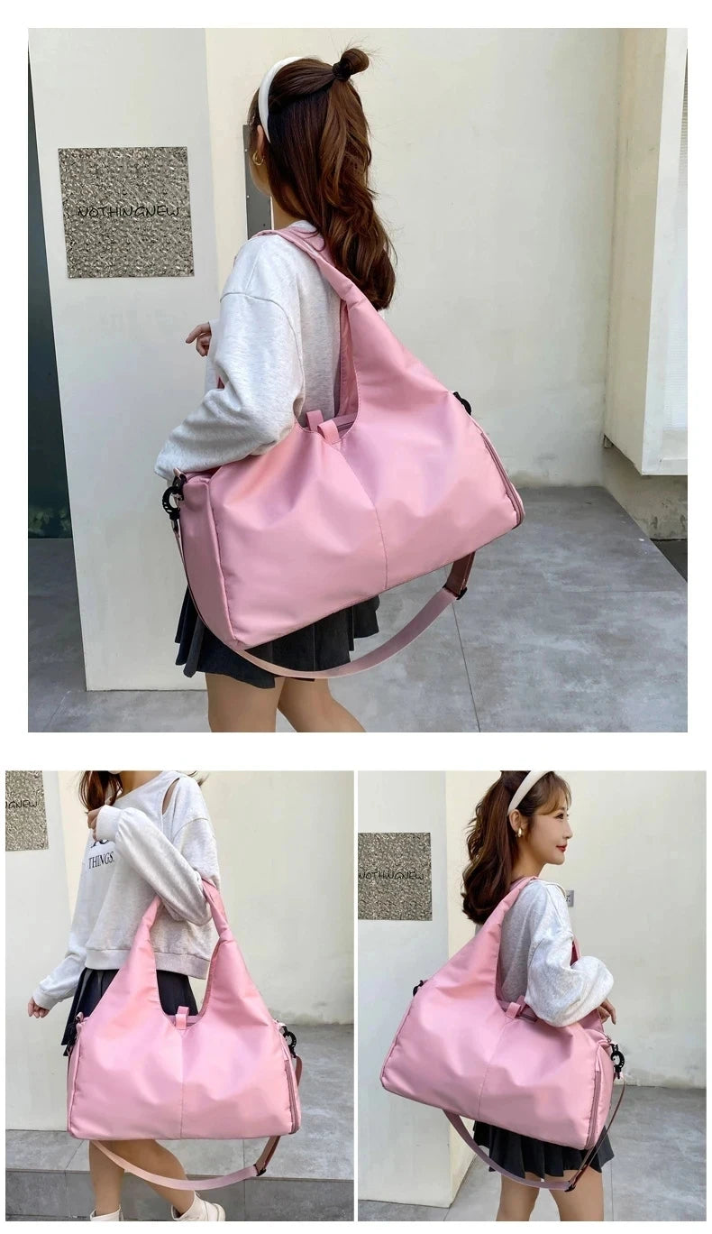 New yoga bag, women's sports and fitness bag, hand luggage bag, durable large capacity storage travel bag