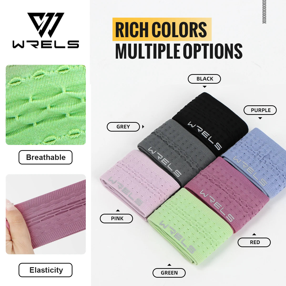 1pc Sport Headbands for Men Women Non-Slip Moisture Wicking Workout Sweatband Fitness Running Cycling Football Yoga Hairband