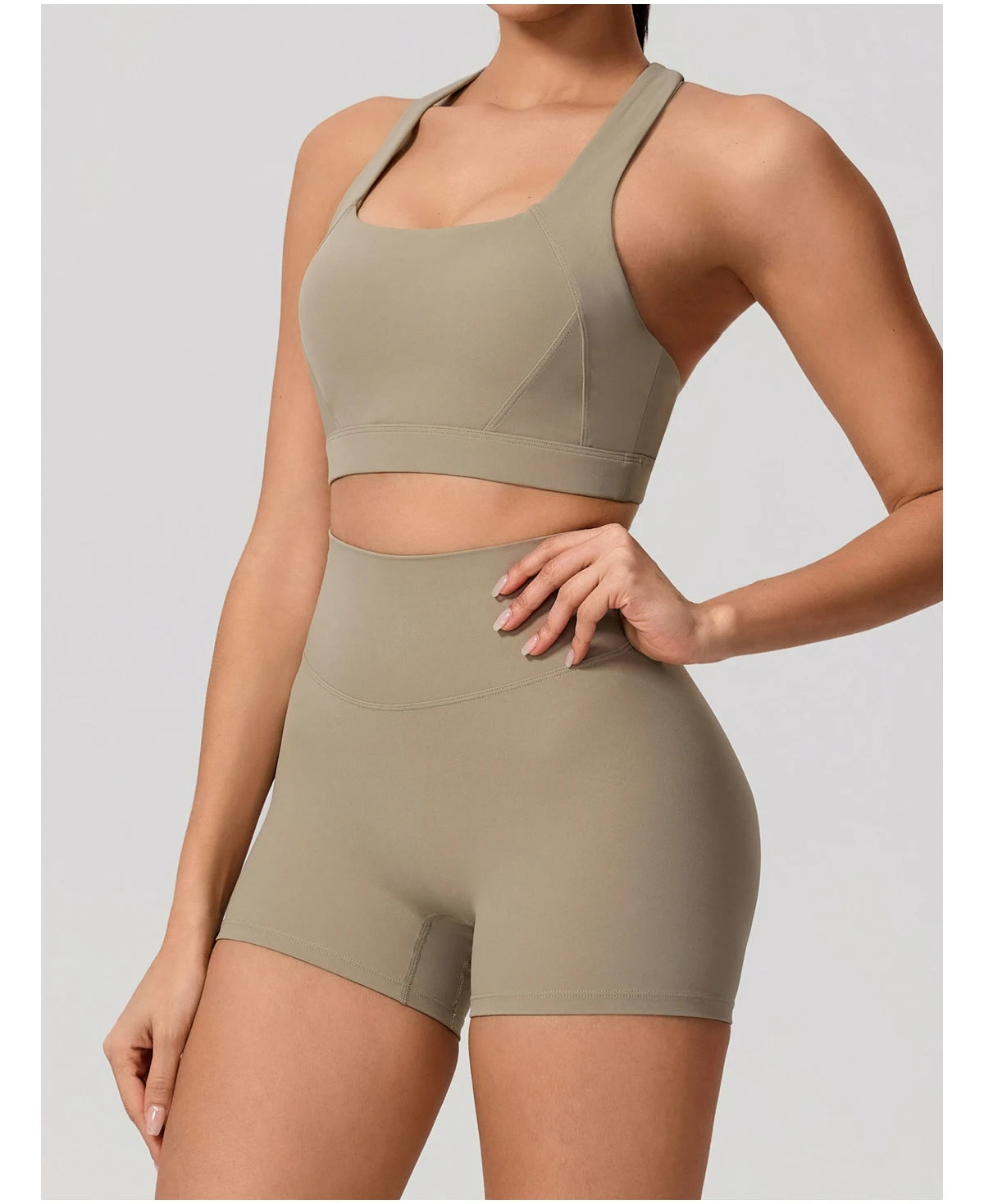 Soften Yoga Set 2PCS Sports Suit Women Gym Set Women Fitness Tracksuit Workout Suit Female Sportswear Quick-Drying Yoga Clothing