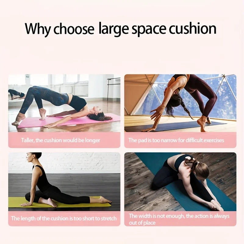 10/15MM Thick NBR Yoga Mats Anti-slip Sport Fitness Mat Blanket For Exercise Yoga And Pilates Gymnastics Mat Fitness Equipment