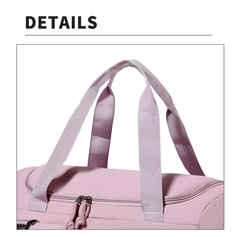 Fitness Bag Gym Sports Dry Wet Handbag with Shoes Compartment Large Shoulder Portable Luggage Bag Travel Storage Crossbody Bag