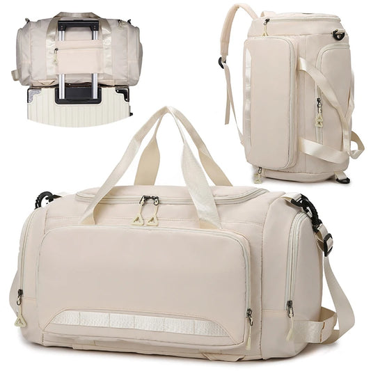 Fitness Gym Bag with Shoes Pocket Yoga Sports Outdoor Travel Business Trip Handbag Dry Wet Short Distance Luggage Shoulder Bags