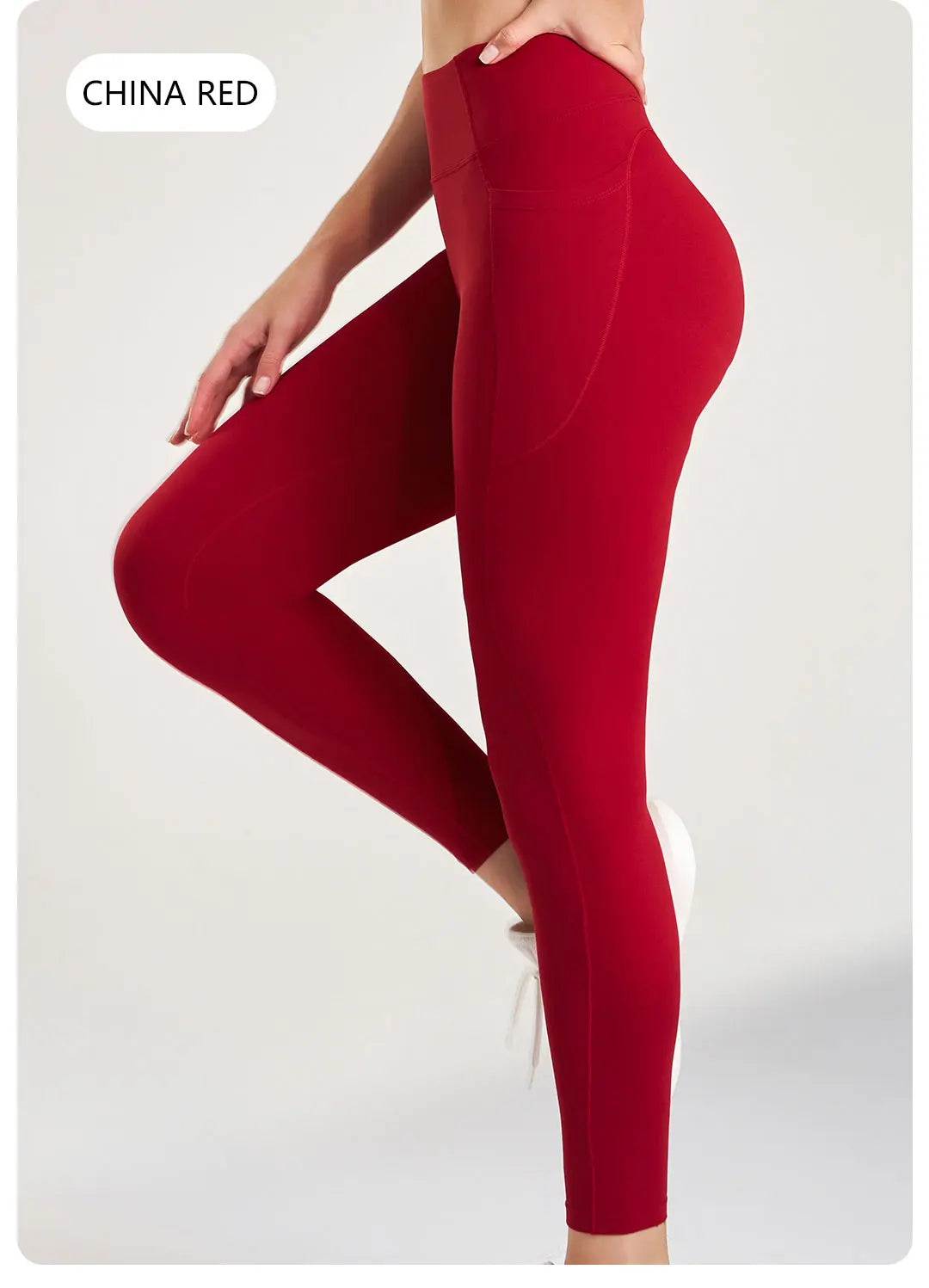 Women's High-Waisted Yoga Leggings Quick Dry  Soft Breathable Pants for Gym Running Pilates-Solid