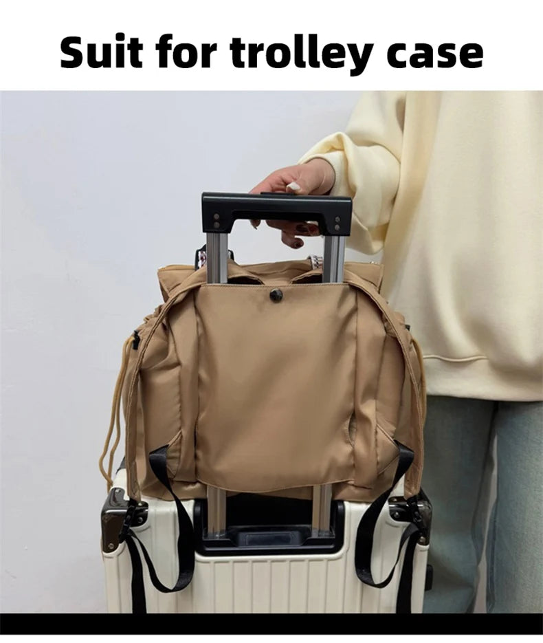 Sports Gym Yoga Backpack Travel Cradle Duffel Bag Outdoor Camping Shopping Storage Handbag Large Multiple Compartments Mummy Bag