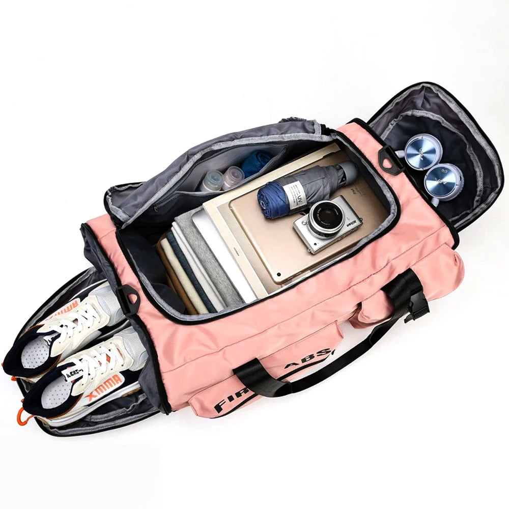 1Pcs Gym Bag for Men Women with Shoe & Laptop Compartment, Sports Travel Duffel Bag Backpack for Airplane & Workout, Travel Bag