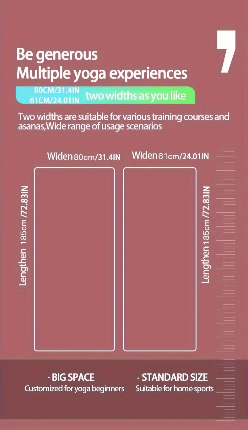 10/15MM Thick NBR Yoga Mats Anti-slip Sport Fitness Mat Blanket For Exercise Yoga And Pilates Gymnastics Mat Fitness Equipment